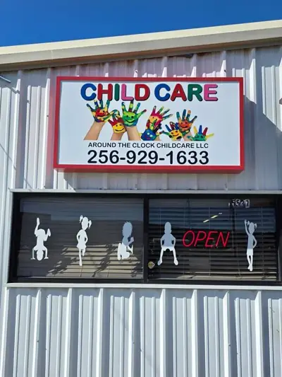 Child care exterior building signage Photo